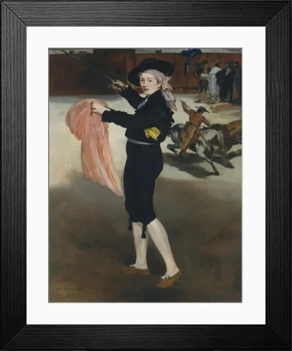 Framed Print : Mademoiselle V... in the Costume of an Espada, 1862. Creator: Edouard Manet Framed Print : Mademoiselle V... in the Costume of an Espada, 1862. Creator: Edouard Manet