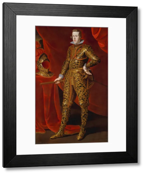 Framed Print : Philip IV (1605-1665) in Parade Armor, ca. 1628. Creator: Gaspar de Crayer Framed Print : Philip IV (1605-1665) in Parade Armor, ca. 1628. Creator: Gaspar de Crayer