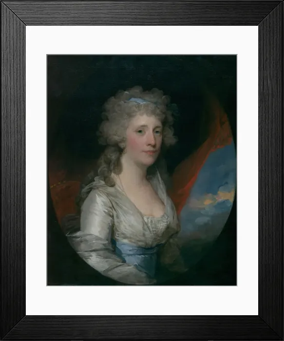 Framed Print : Mrs. Joseph Anthony Jr. (Henrietta Hillegas), ca. 1795-98. Creator: Gilbert Stuart Framed Print : Mrs. Joseph Anthony Jr. (Henrietta Hillegas), ca. 1795-98. Creator: Gilbert Stuart