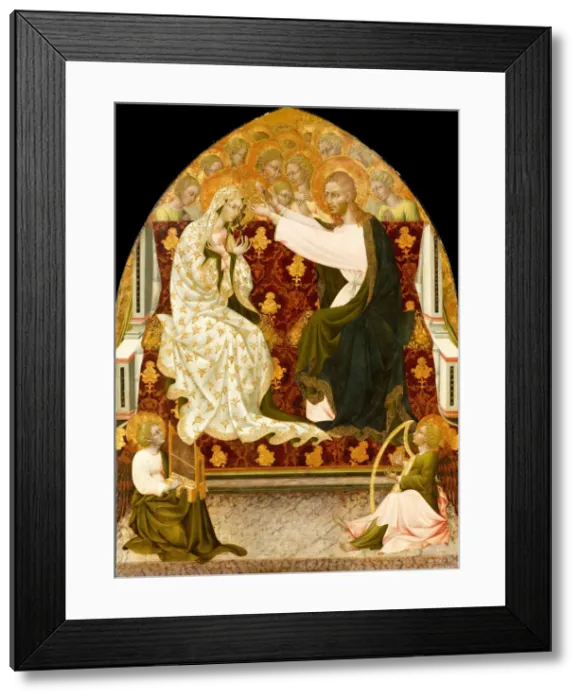 Framed Print : Coronation of the Virgin, ca. 1455. Creator: Giovanni di Paolo Framed Print : Coronation of the Virgin, ca. 1455. Creator: Giovanni di Paolo