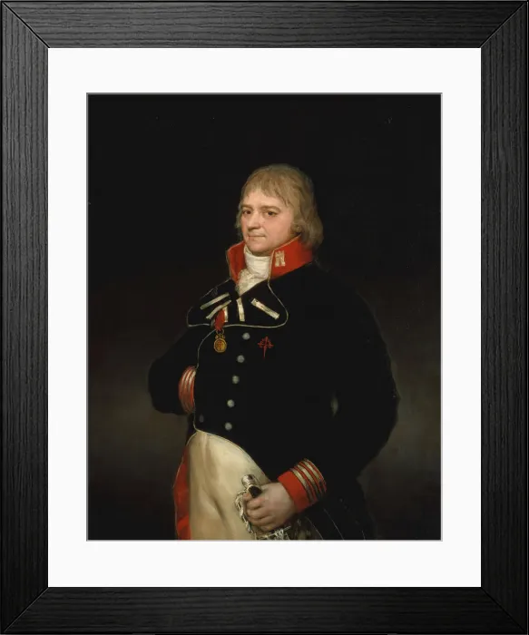 Framed Print : Ignacio Garcini y Queralt (1752-1825), Brigadier of Engineers, 1804. Creator: Francisco Goya Framed Print : Ignacio Garcini y Queralt (1752-1825), Brigadier of Engineers, 1804. Creator: Francisco Goya