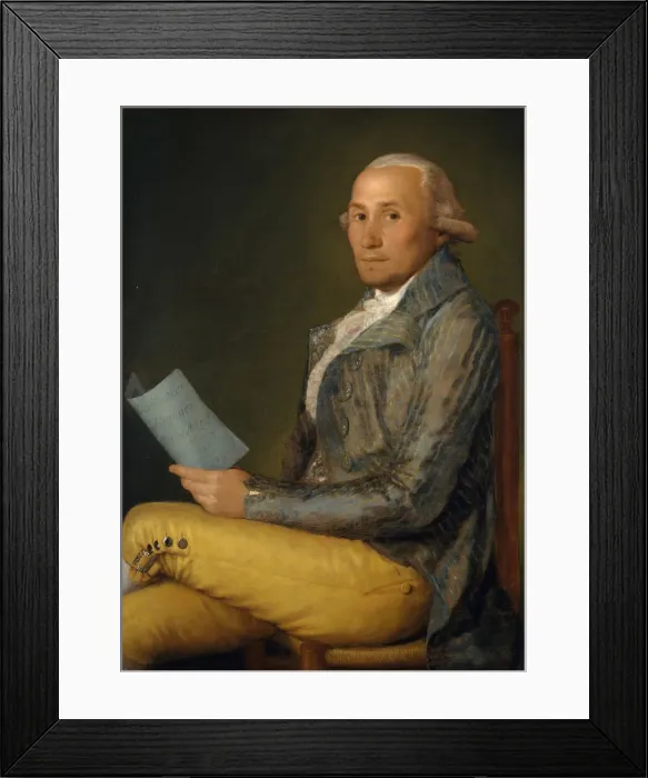 Framed Print : Sebastian Martinez y Perez (1747-1800), 1792. Creator: Francisco Goya Framed Print : Sebastian Martinez y Perez (1747-1800), 1792. Creator: Francisco Goya