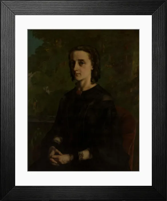Framed Print : Madame Frederic Breyer (Fanny Helene Van Bruyssel, 1830-1894), 1858. Creator Framed Print : Madame Frederic Breyer (Fanny Helene Van Bruyssel, 1830-1894), 1858. Creator