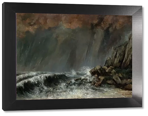 Marine: The Waterspout, 1870. Creator: Gustave Courbet