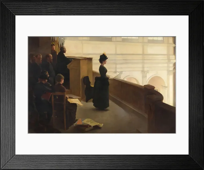 Framed Print : The Organ Rehearsal, 1885. Creator: Henry Lerolle Framed Print : The Organ Rehearsal, 1885. Creator: Henry Lerolle