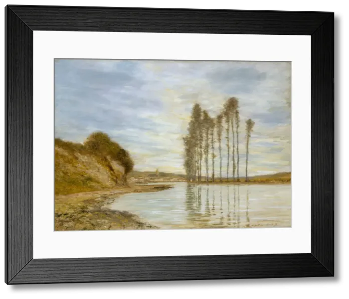 Framed Print : View on the Seine: Harp of the Winds, 1893-95. Creator: Homer Dodge Martin Framed Print : View on the Seine: Harp of the Winds, 1893-95. Creator: Homer Dodge Martin