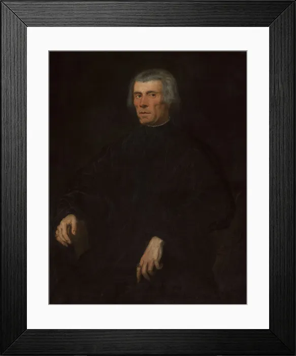 Framed Print : Portrait of a Man, 1550s. Creator: Jacopo Tintoretto Framed Print : Portrait of a Man, 1550s. Creator: Jacopo Tintoretto