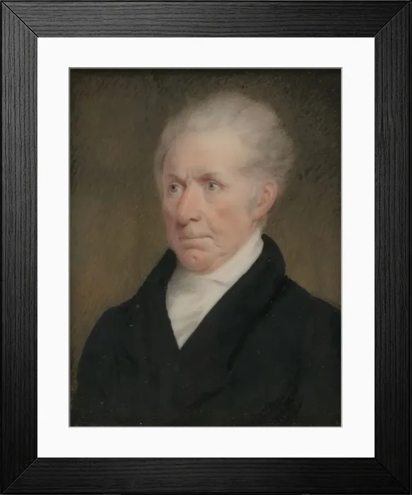 Framed Print : Gilbert Stuart, ca. 1825. Creator: Sarah Goodridge Framed Print : Gilbert Stuart, ca. 1825. Creator: Sarah Goodridge
