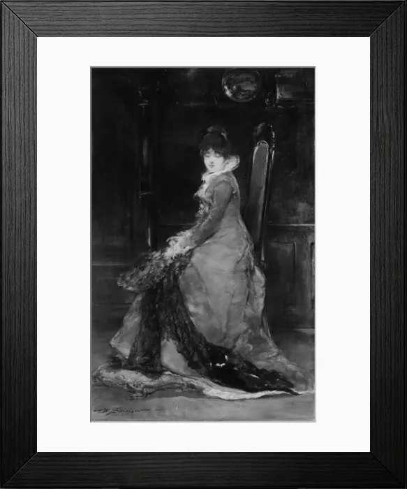 Framed Print : In Mischief, 1870 (?). Creator: Walter Shirlaw Framed Print : In Mischief, 1870 (?). Creator: Walter Shirlaw