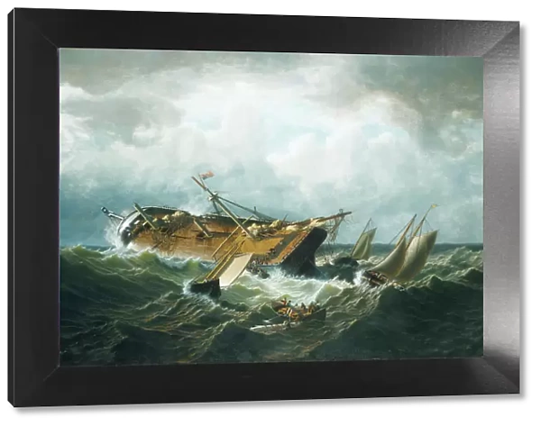 Shipwreck off Nantucket (Wreck off Nantucket after a Storm), ca. 1860-61. Creator