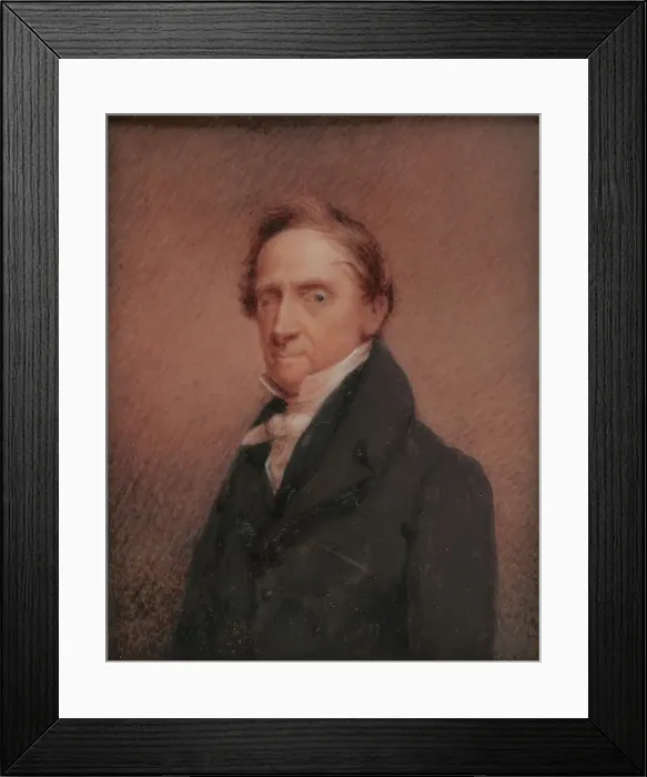 Framed Print : Self-portrait, ca. 1825. Creator: William Dunlap Framed Print : Self-portrait, ca. 1825. Creator: William Dunlap