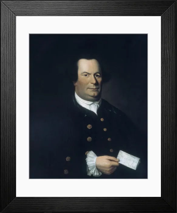 Framed Print : Jacob Hurd, ca. 1762. Creator: William Johnston Framed Print : Jacob Hurd, ca. 1762. Creator: William Johnston