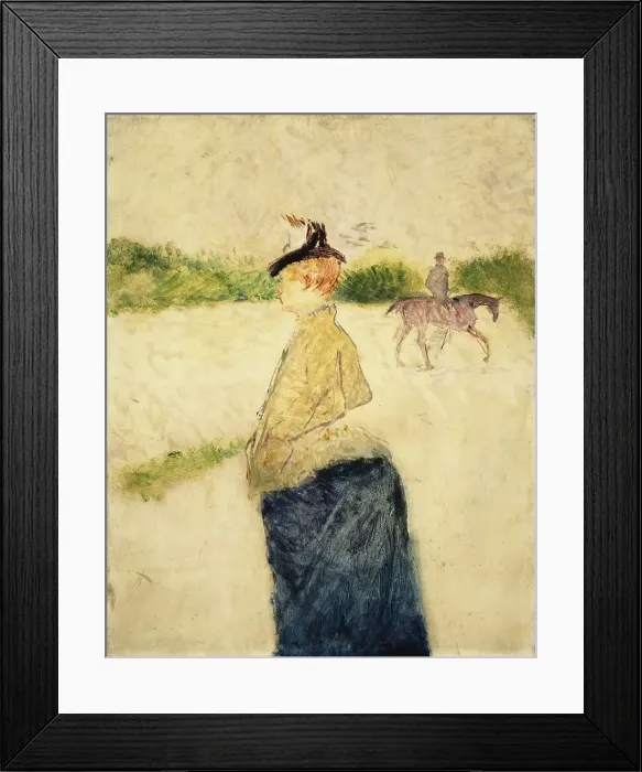 Framed Print : Emilie, late 1890s. Creator: Henri de Toulouse-Lautrec Framed Print : Emilie, late 1890s. Creator: Henri de Toulouse-Lautrec