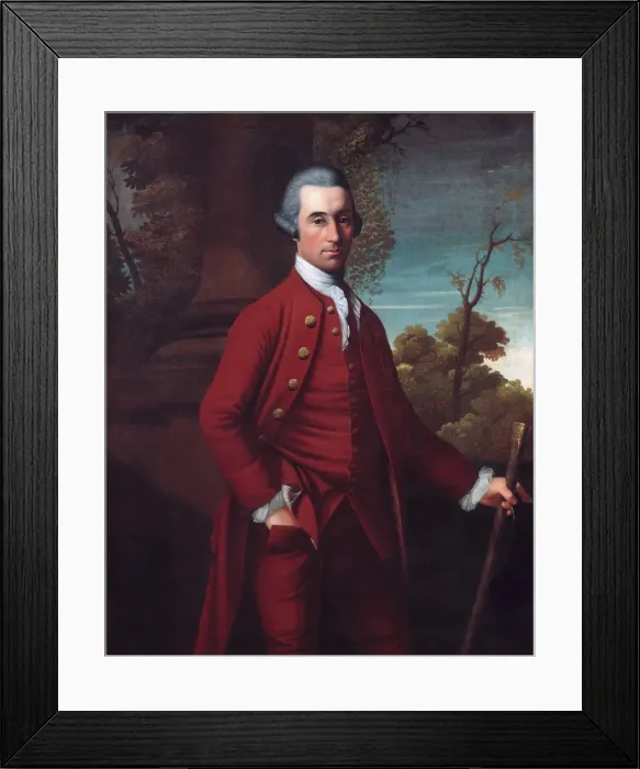 Framed Print : Portrait of a Gentleman, ca. 1770-72. Creator: Henry Benbridge Framed Print : Portrait of a Gentleman, ca. 1770-72. Creator: Henry Benbridge