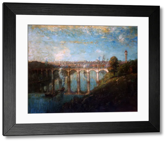 Framed Print : High Bridge, New York, 1905. Creator: Henry Ward Ranger Framed Print : High Bridge, New York, 1905. Creator: Henry Ward Ranger