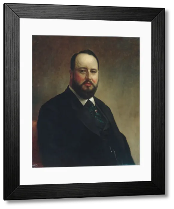 Framed Print : Joseph W. Drexel, 1877. Creator: Jacob Hart Lazarus Framed Print : Joseph W. Drexel, 1877. Creator: Jacob Hart Lazarus
