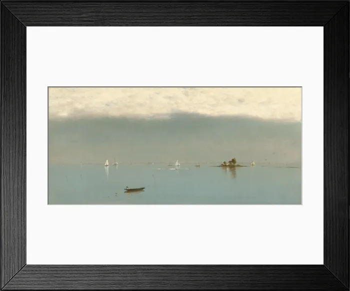 Framed Print : Passing off of the Storm, 1872. Creator: John Frederick Kensett Framed Print : Passing off of the Storm, 1872. Creator: John Frederick Kensett