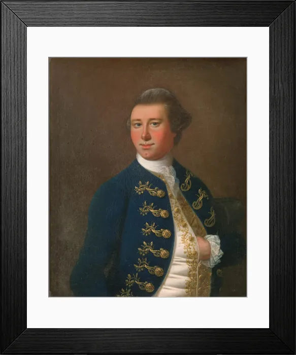 Framed Print : John Dart, ca. 1772-74. Creator: Jeremiah Theus Framed Print : John Dart, ca. 1772-74. Creator: Jeremiah Theus