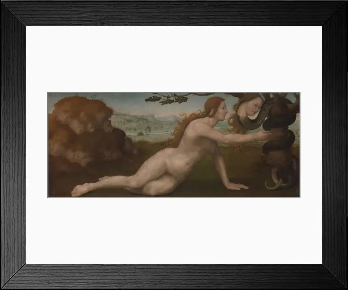 Framed Print : Adam; Eve. Creator: Giuliano Bugiardini Framed Print : Adam; Eve. Creator: Giuliano Bugiardini