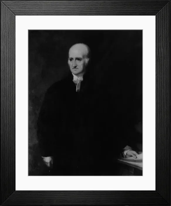 Framed Print : Benjamin West, 1818. Creator: James Green