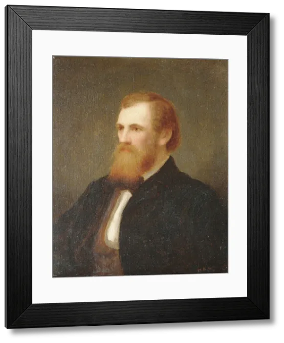 Framed Print : John Quincy Adams Ward, 1863. Creator: Henry Augustus Loop Framed Print : John Quincy Adams Ward, 1863. Creator: Henry Augustus Loop