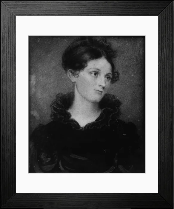 Framed Print : Portrait of a Lady, ca. 1820. Creator: Henry Inman Framed Print : Portrait of a Lady, ca. 1820. Creator: Henry Inman