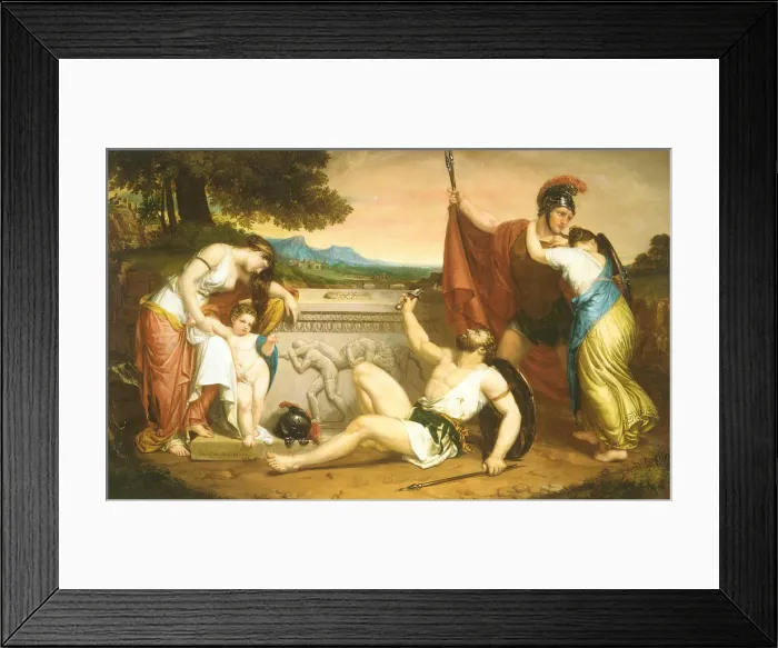 Framed Print : The Wages of War, 1848. Creator: Henry Peters Gray Framed Print : The Wages of War, 1848. Creator: Henry Peters Gray