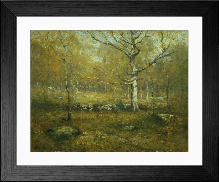 Framed Print : Spring Woods, ca. 1895-1900. Creator: Henry Ward Ranger Framed Print : Spring Woods, ca. 1895-1900. Creator: Henry Ward Ranger