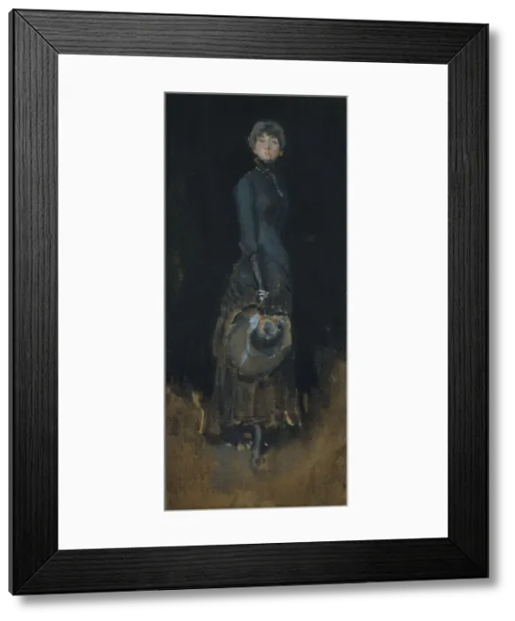 Framed Print : Lady in Gray, ca. 1883. Creator: James Abbott McNeill Whistler Framed Print : Lady in Gray, ca. 1883. Creator: James Abbott McNeill Whistler