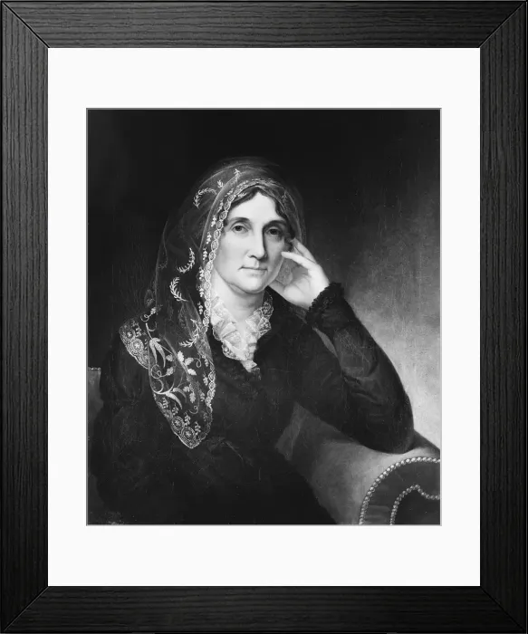 Framed Print : Martha Stewart Wilson, 1814. Creator: James Peale Framed Print : Martha Stewart Wilson, 1814. Creator: James Peale