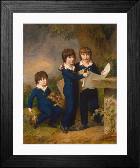 Framed Print : The Children of Martin Anton Heckscher: Johann Gustav Wilhelm Moritz (1797-1865) Framed Print : The Children of Martin Anton Heckscher: Johann Gustav Wilhelm Moritz (1797-1865)