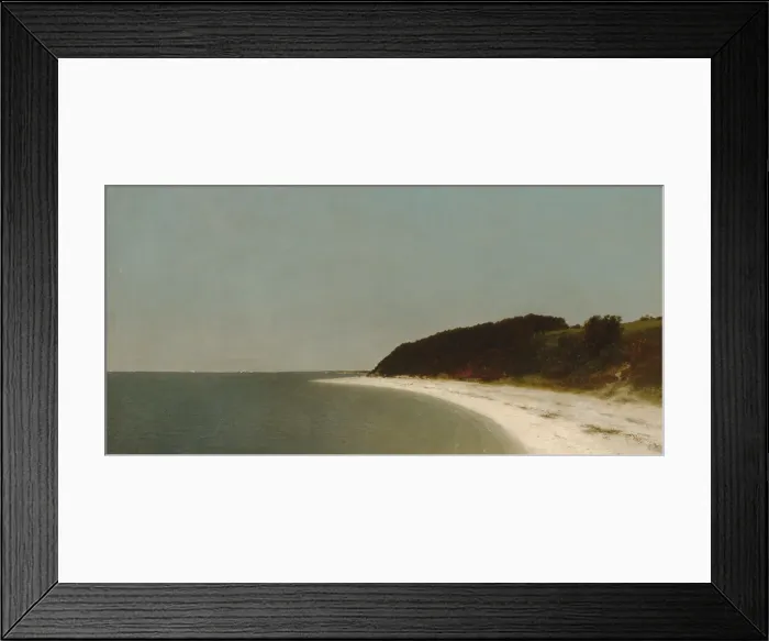 Framed Print : Eatons Neck, Long Island, 1872. Creator: John Frederick Kensett Framed Print : Eatons Neck, Long Island, 1872. Creator: John Frederick Kensett
