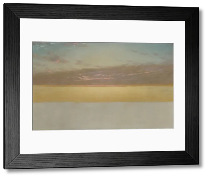 Framed Print : Sunset Sky, 1872. Creator: John Frederick Kensett Framed Print : Sunset Sky, 1872. Creator: John Frederick Kensett