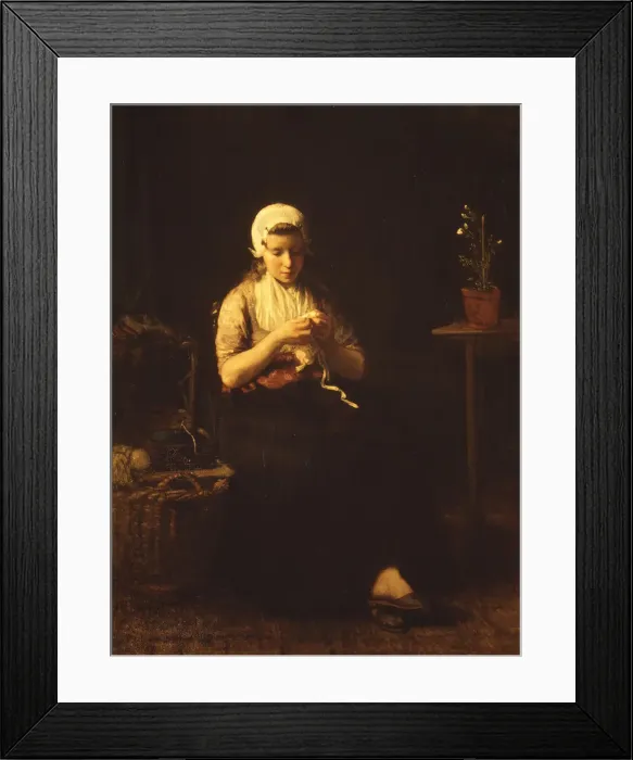 Framed Print : Expectation. Creator: Jozef Israels Framed Print : Expectation. Creator: Jozef Israels