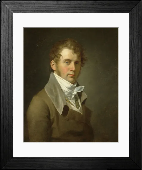 Framed Print : Portrait of the Artist, 1800. Creator: John Vanderlyn Framed Print : Portrait of the Artist, 1800. Creator: John Vanderlyn