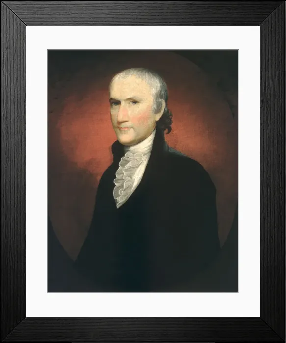 Framed Print : Egbert Benson, ca. 1794. Creator: John Vanderlyn Framed Print : Egbert Benson, ca. 1794. Creator: John Vanderlyn