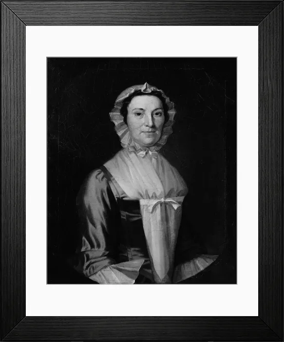 Framed Print : Mrs. Cadwallader Colden, ca. 1749-52. Creator: John Wollaston Framed Print : Mrs. Cadwallader Colden, ca. 1749-52. Creator: John Wollaston