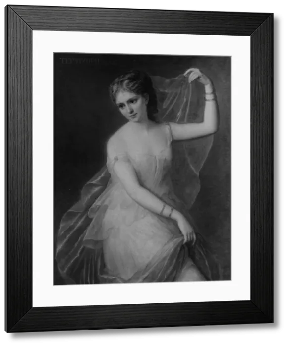 Framed Print : Terpsichore, 1869. Creator: Giuseppe Fagnani Framed Print : Terpsichore, 1869. Creator: Giuseppe Fagnani