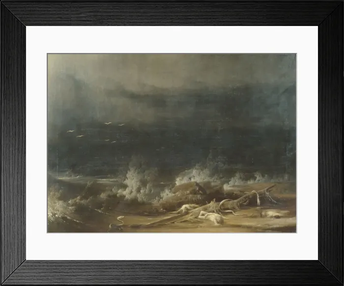 Framed Print : The Deluge towards Its Close, ca. 1813. Creator: Joshua Shaw Framed Print : The Deluge towards Its Close, ca. 1813. Creator: Joshua Shaw
