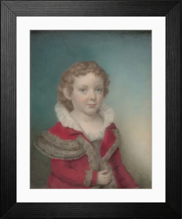 Framed Print : Edward Blake Parkman, ca. 1825. Creator: Sarah Goodridge Framed Print : Edward Blake Parkman, ca. 1825. Creator: Sarah Goodridge