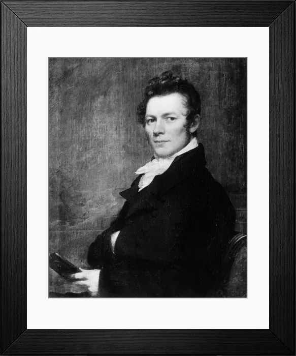 Framed Print : Portrait of a Man, ca. 1820. Creator: Samuel Lovett Waldo Framed Print : Portrait of a Man, ca. 1820. Creator: Samuel Lovett Waldo