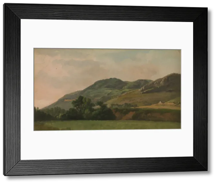Framed Print : Mountainous Landscape at Tivoli, ca. 1786-97. Creator: Simon Alexandre Clement Denis Framed Print : Mountainous Landscape at Tivoli, ca. 1786-97. Creator: Simon Alexandre Clement Denis