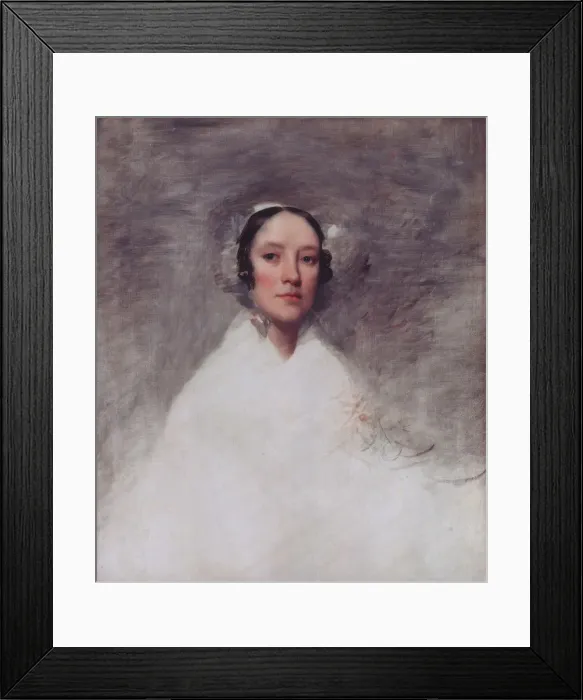 Framed Print : Mrs. Samuel L. Waldo, ca. 1826. Creator: Samuel Lovett Waldo Framed Print : Mrs. Samuel L. Waldo, ca. 1826. Creator: Samuel Lovett Waldo