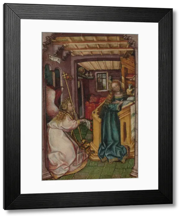 Framed Print : The Annunciation. Creator: Unknown Framed Print : The Annunciation. Creator: Unknown