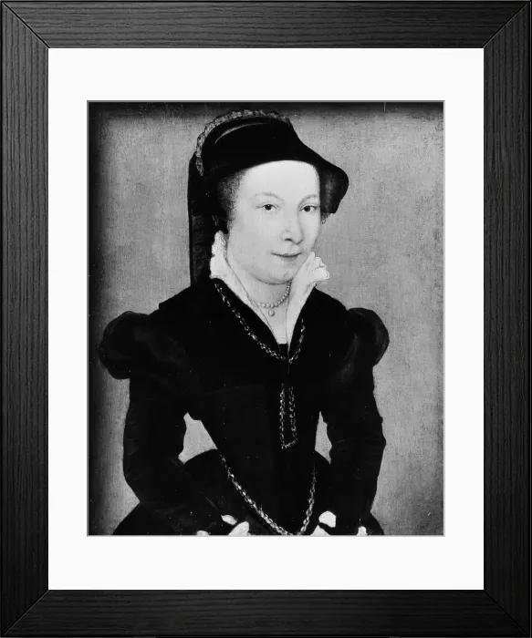 Framed Print : Portrait of a Widow. Creator: Unknown Framed Print : Portrait of a Widow. Creator: Unknown