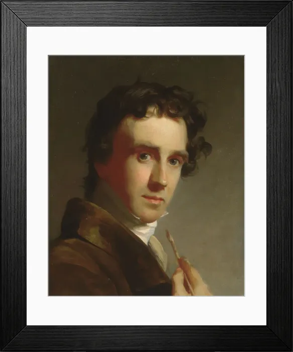 Framed Print : Portrait of the Artist, 1821. Creator: Thomas Sully Framed Print : Portrait of the Artist, 1821. Creator: Thomas Sully