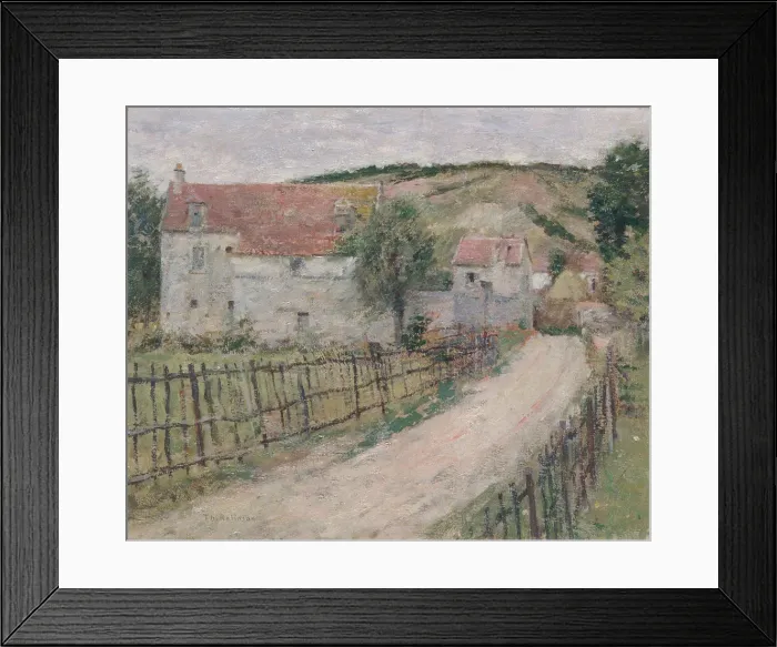 Framed Print : The Old Mill (Vieux Moulin), ca. 1892. Creator: Theodore Robinson Framed Print : The Old Mill (Vieux Moulin), ca. 1892. Creator: Theodore Robinson