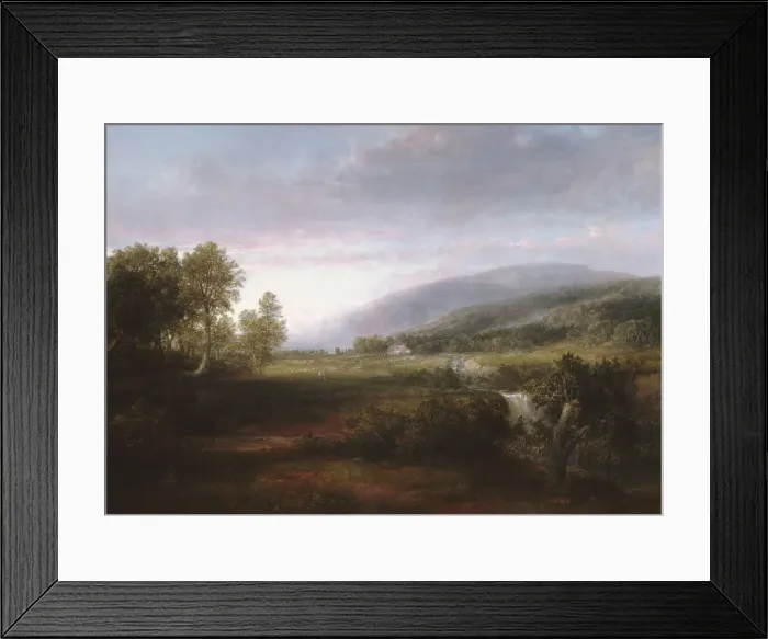 Framed Print : Spring Landscape, ca. 1853-56. Creator: Thomas Doughty Framed Print : Spring Landscape, ca. 1853-56. Creator: Thomas Doughty