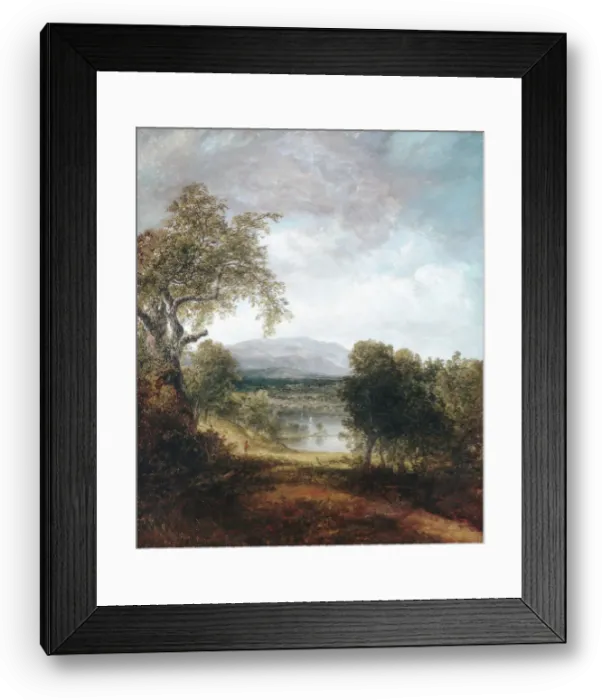 Framed Print : A River Glimpse, ca. 1843-50. Creator: Thomas Doughty Framed Print : A River Glimpse, ca. 1843-50. Creator: Thomas Doughty