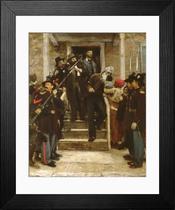 Framed Print : The Last Moments of John Brown, 1882-84. Creator: Thomas Hovenden Framed Print : The Last Moments of John Brown, 1882-84. Creator: Thomas Hovenden